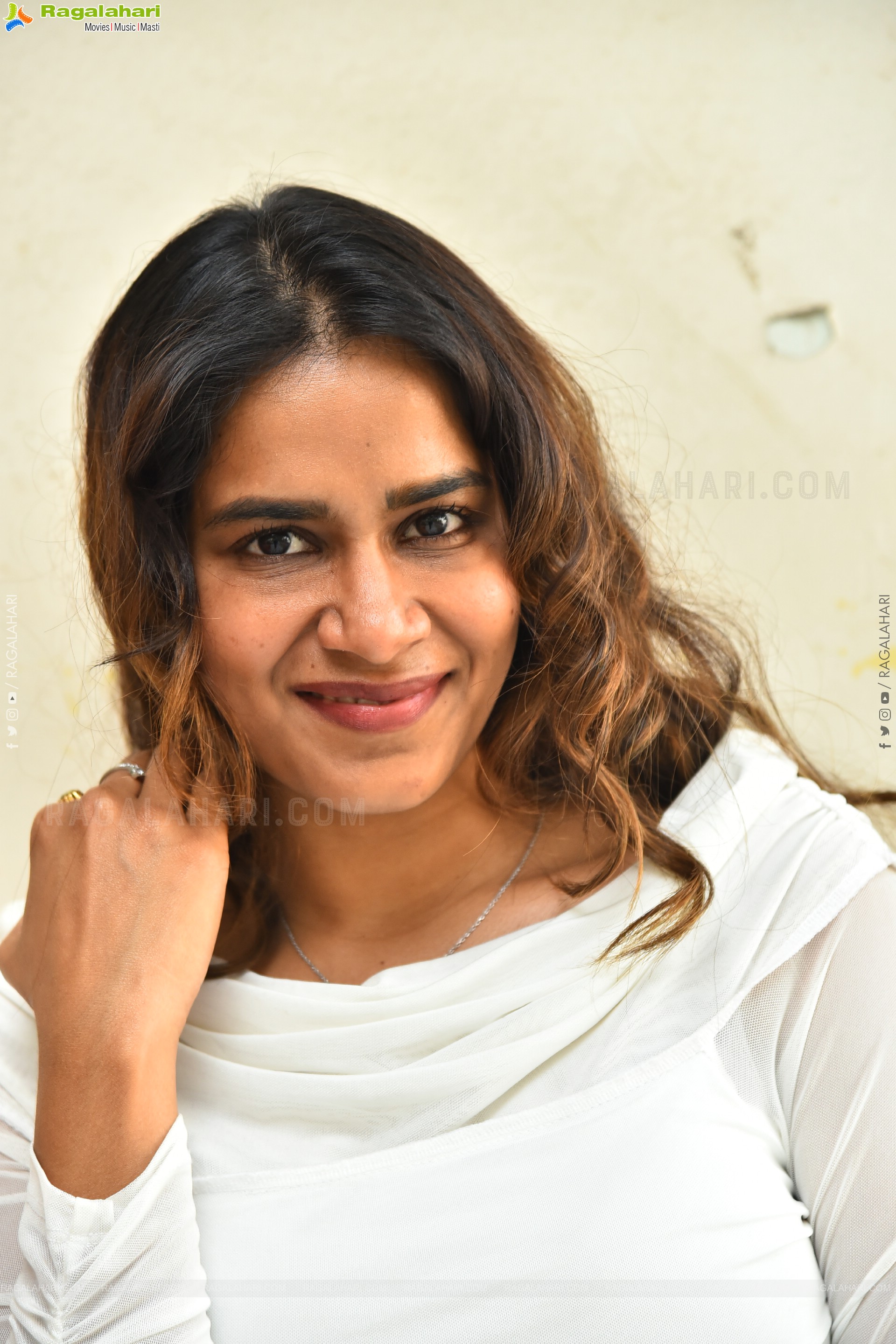 Sahithi Dasari at Trimukha Movie Press Meet, HD Gallery