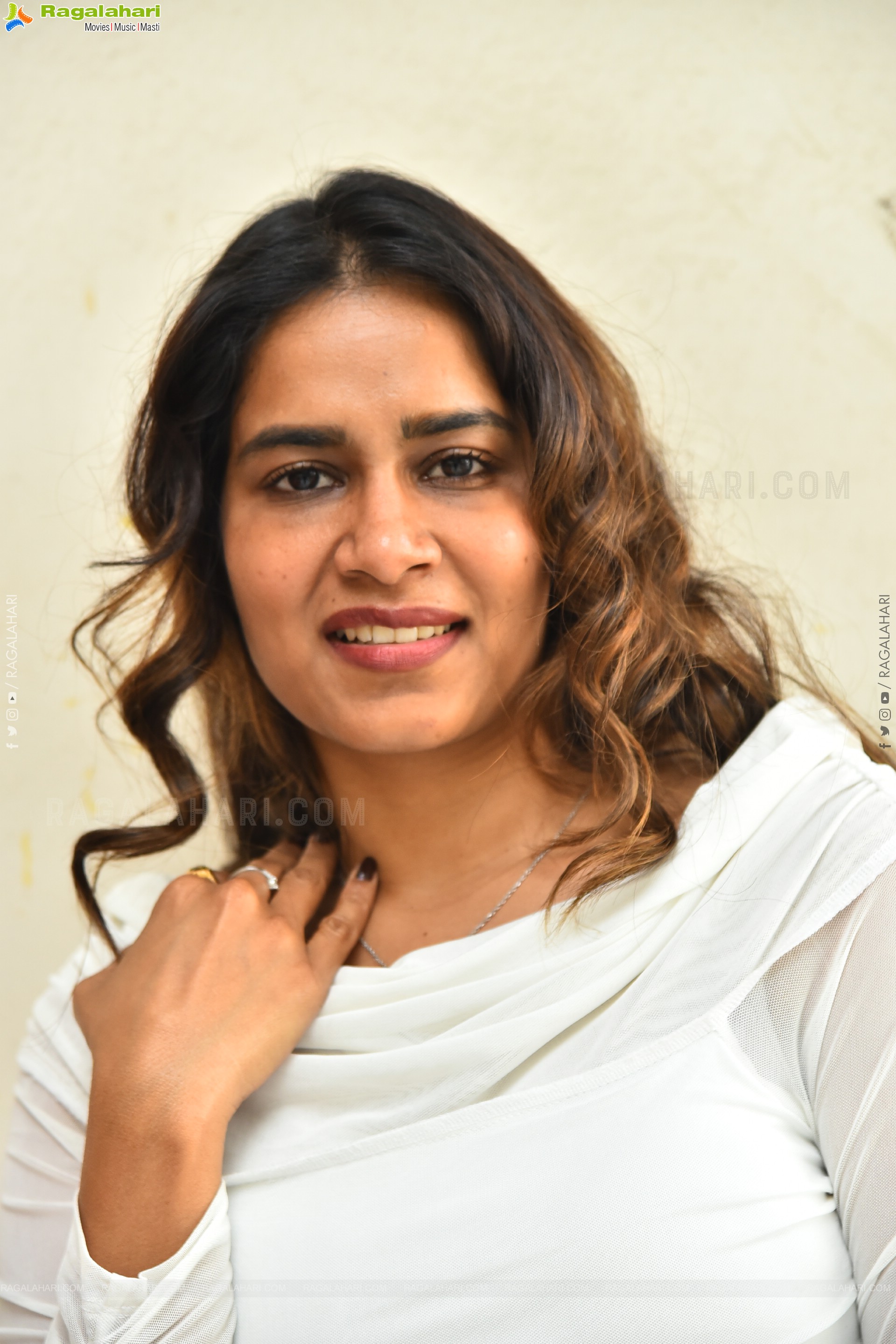Sahithi Dasari at Trimukha Movie Press Meet, HD Gallery