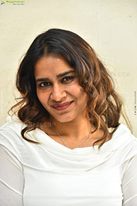 Sahithi Dasari at Trimukha Movie Press Meet