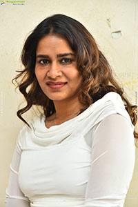 Sahithi Dasari at Trimukha Movie Press Meet