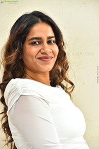 Sahithi Dasari at Trimukha Movie Press Meet