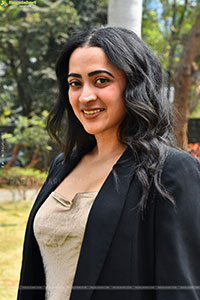 Shruthi Shetty at Sky Movie Pre Release Press Meet