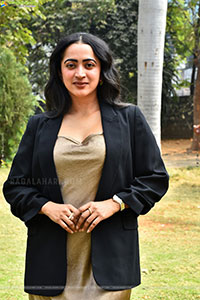 Shruthi Shetty at Sky Movie Pre Release Press Meet