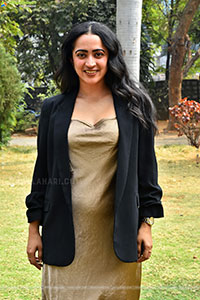 Shruthi Shetty at Sky Movie Pre Release Press Meet
