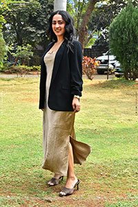 Shruthi Shetty at Sky Movie Pre Release Press Meet