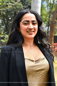 Shruthi Shetty at Sky Movie Pre Release Press Meet