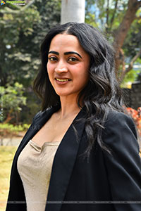 Shruthi Shetty at Sky Movie Pre Release Press Meet