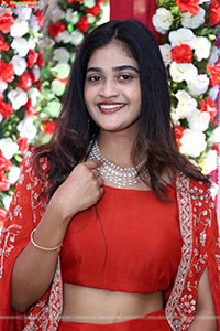 Sindhu Dunna in Orange Designer Dress, HD Gallery