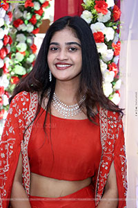 Sindhu Dunna in Orange Designer Dress, HD Gallery