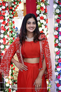 Sindhu Dunna in Orange Designer Dress, HD Gallery