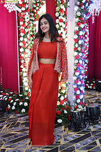 Sindhu Dunna in Orange Designer Dress, HD Gallery