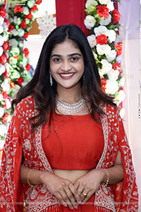 Sindhu Dunna in Orange Designer Dress, HD Gallery