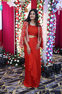 Sindhu Dunna in Orange Designer Dress, HD Gallery