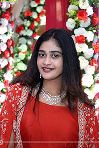 Sindhu Dunna in Orange Designer Dress, HD Gallery