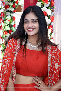 Sindhu Dunna in Orange Designer Dress, HD Gallery