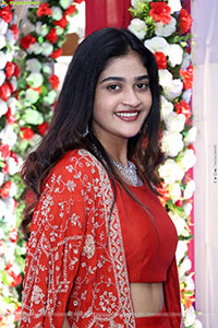 Sindhu Dunna in Orange Designer Dress, HD Gallery
