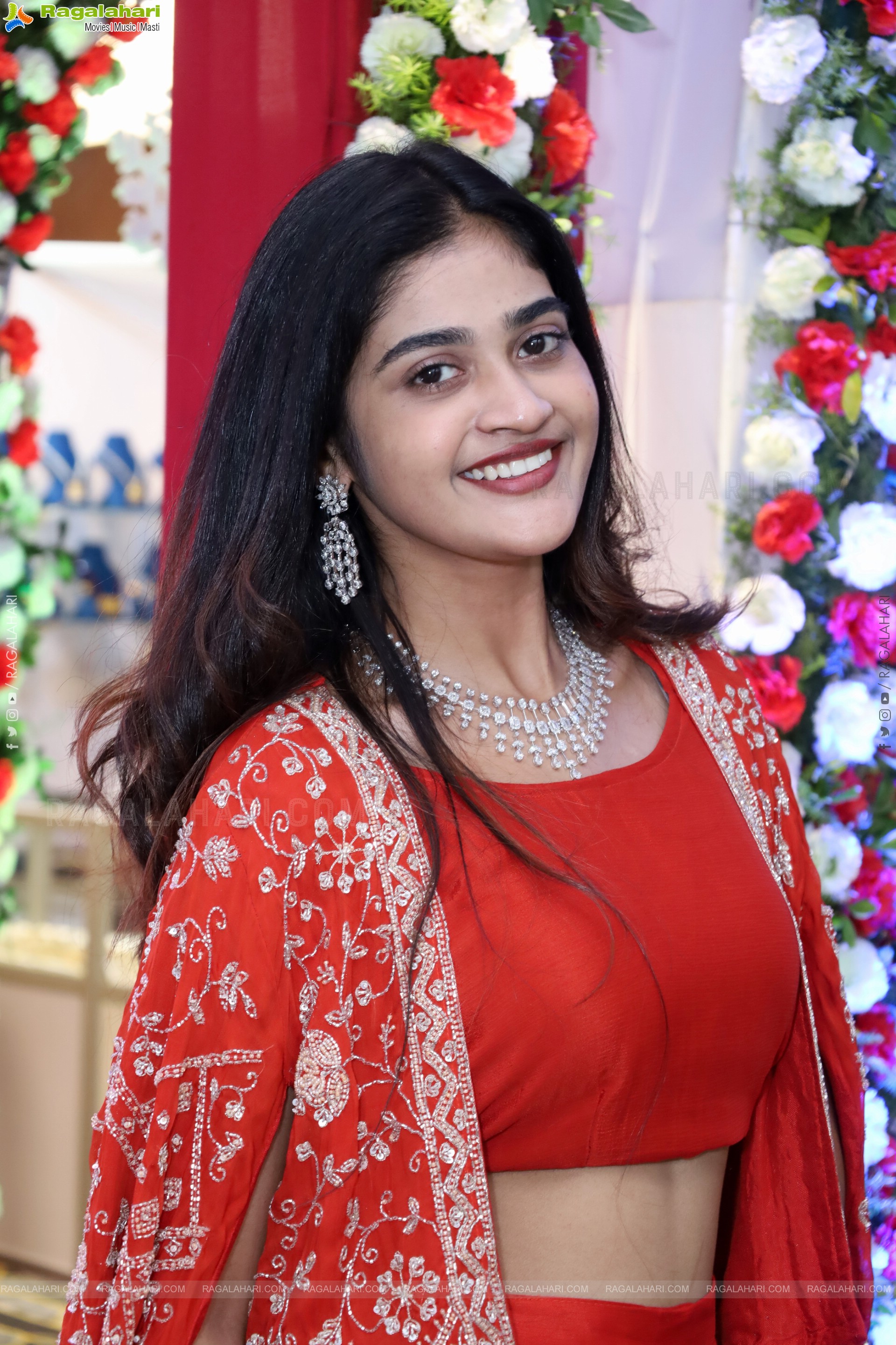 Sindhu Dunna in Orange Designer Dress, HD Gallery