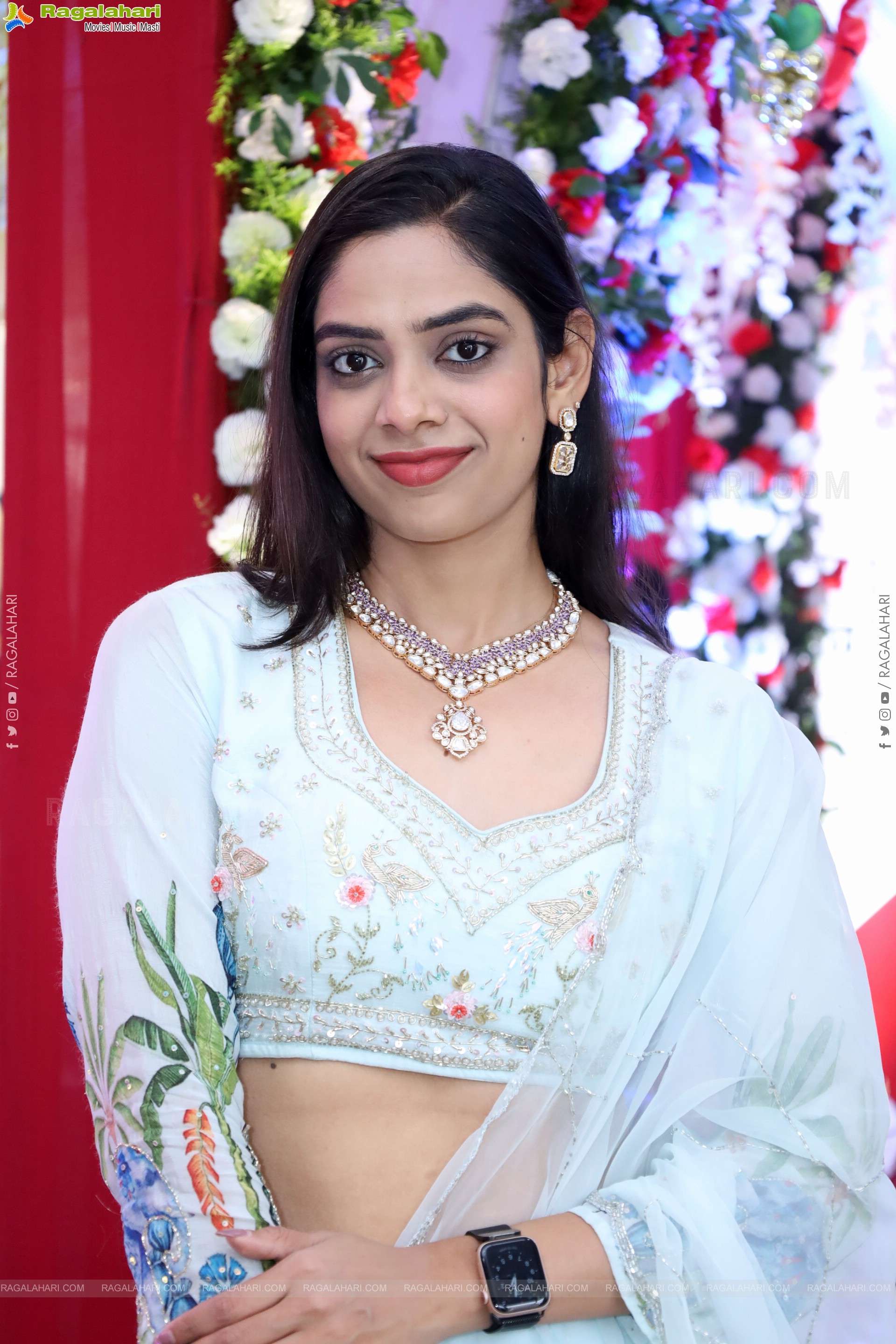 Swetha Kanduri stills in White Designer Dress, HD Gallery