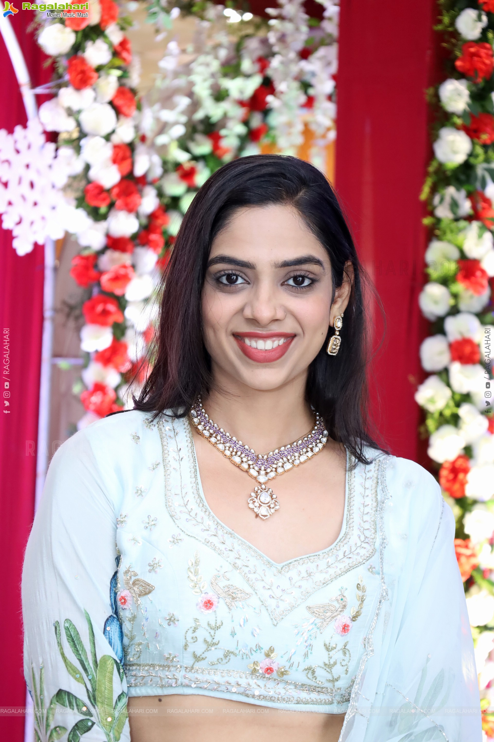 Swetha Kanduri stills in White Designer Dress, HD Gallery