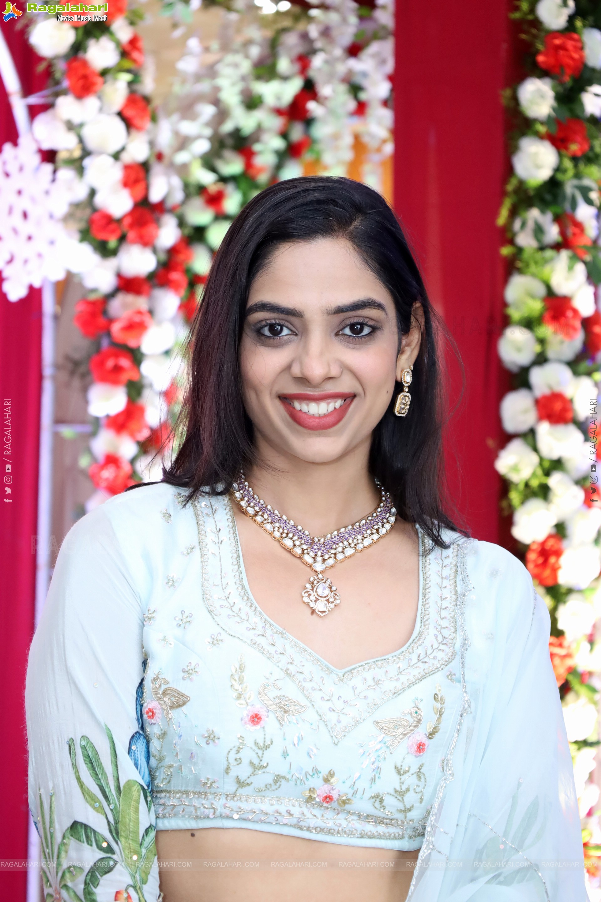 Swetha Kanduri stills in White Designer Dress, HD Gallery