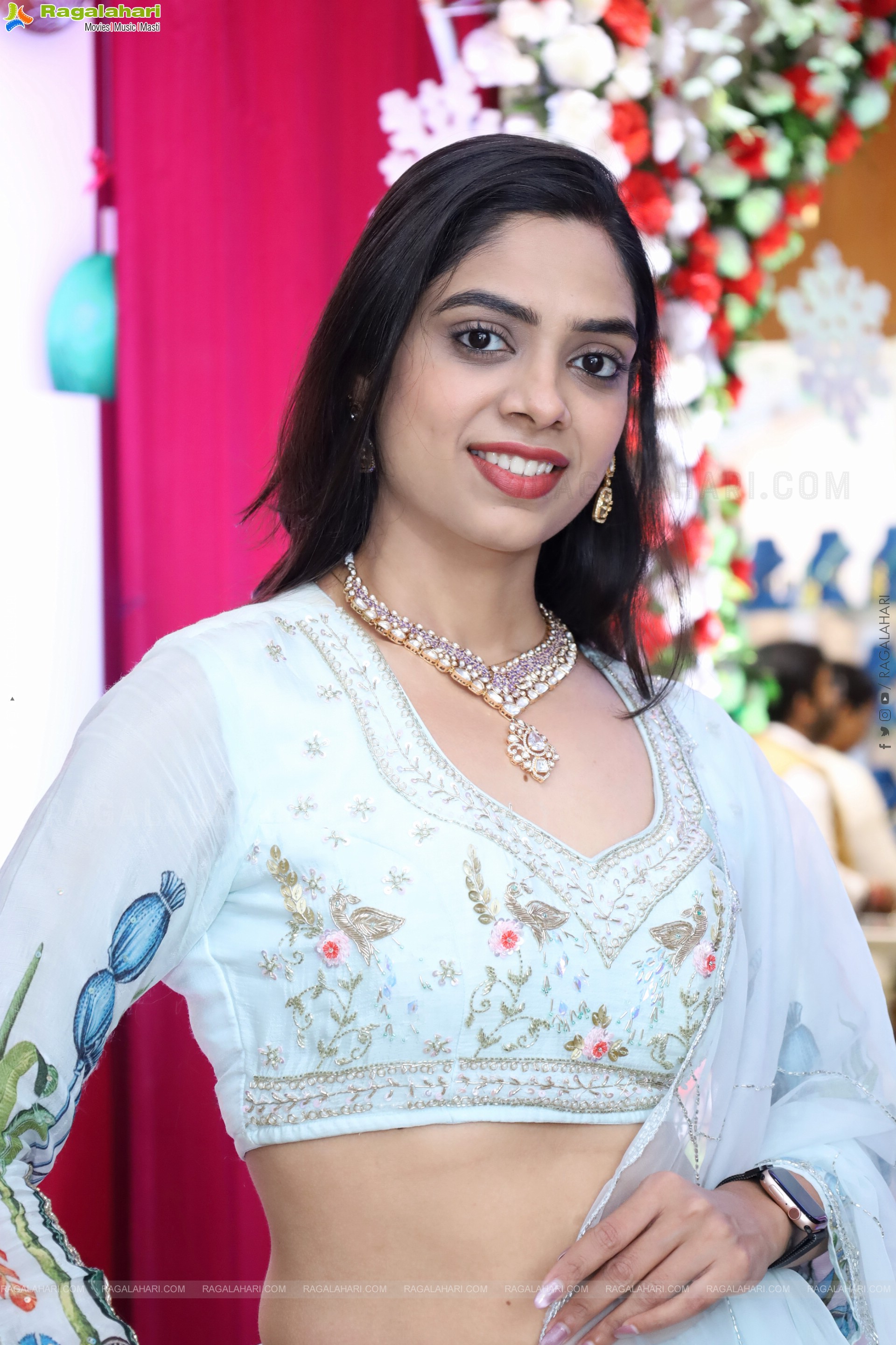 Swetha Kanduri stills in White Designer Dress, HD Gallery