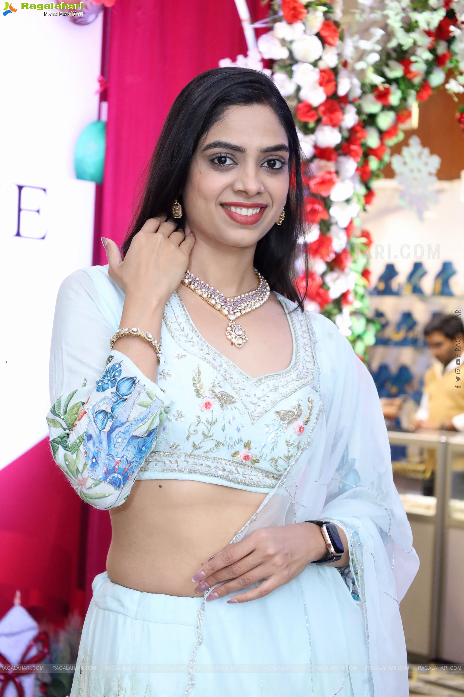 Swetha Kanduri stills in White Designer Dress, HD Gallery