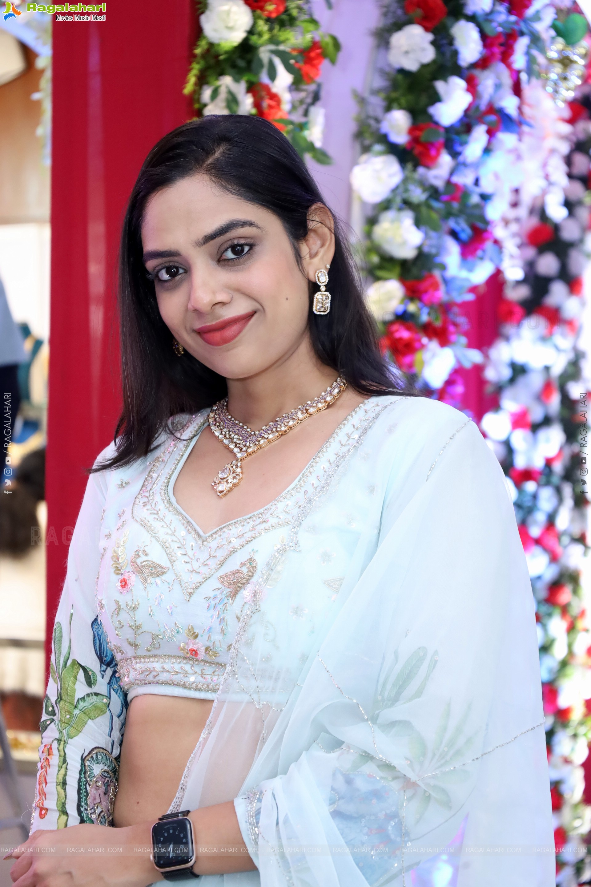 Swetha Kanduri stills in White Designer Dress, HD Gallery