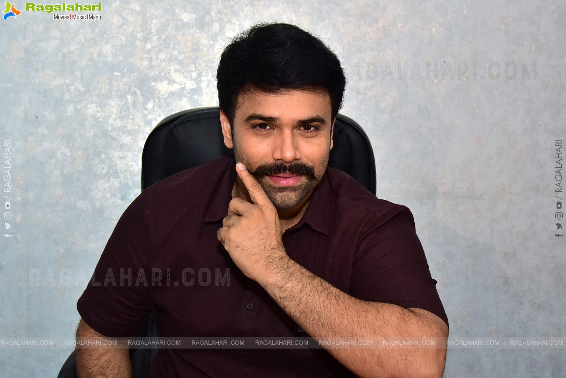 Hero Ashwin Babu at Hidimbha Interview, HD Gallery