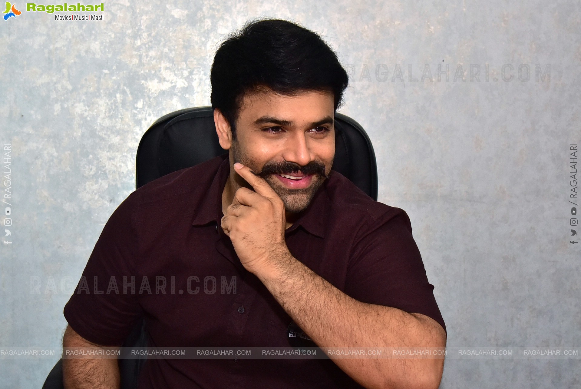 Hero Ashwin Babu at Hidimbha Interview, HD Gallery