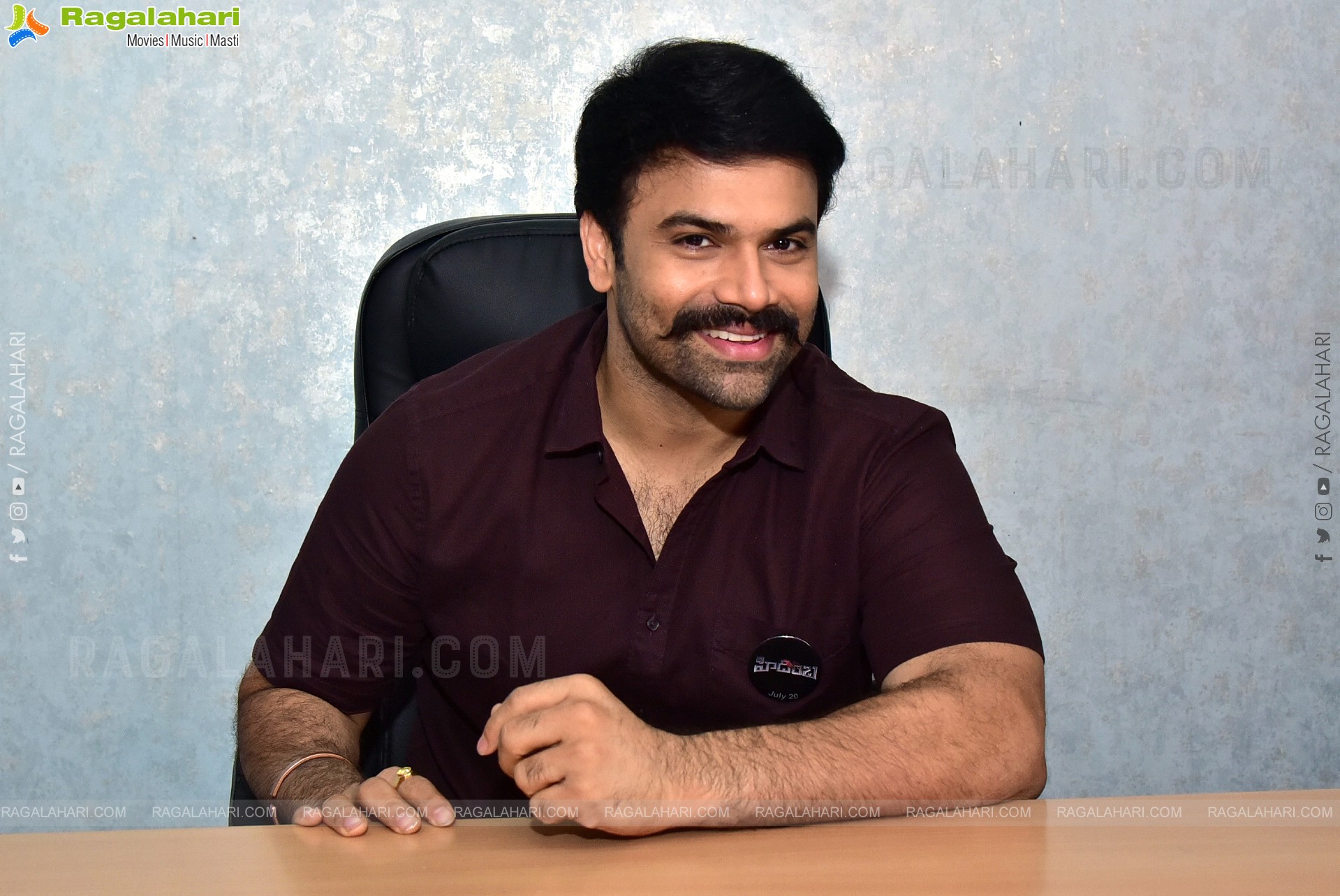 Hero Ashwin Babu at Hidimbha Interview, HD Gallery