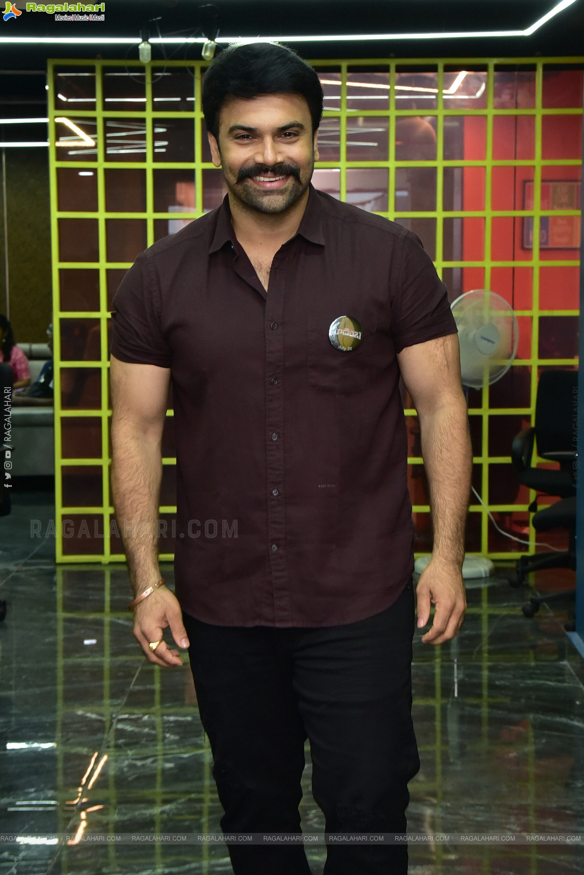 Hero Ashwin Babu at Hidimbha Interview, HD Gallery