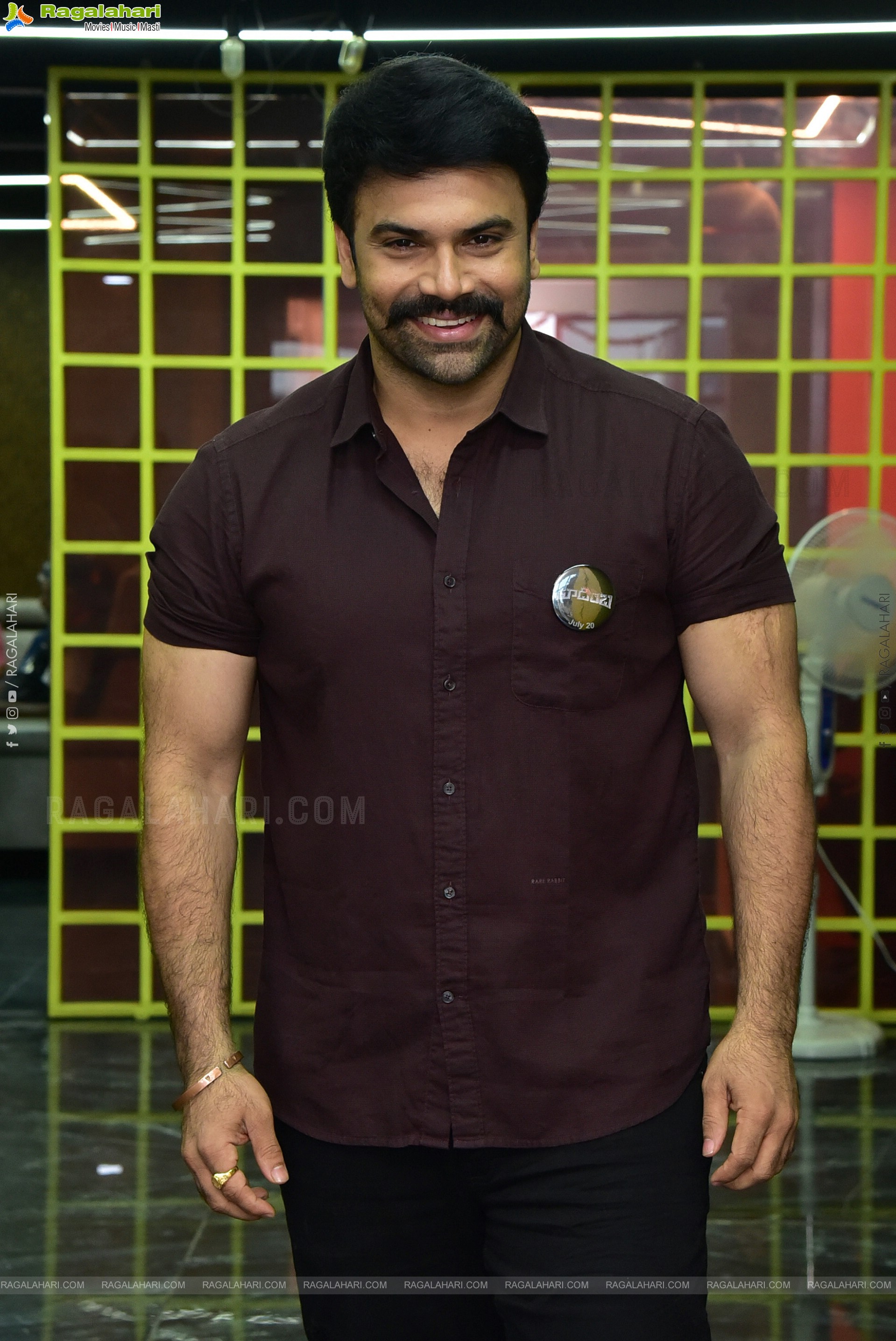 Hero Ashwin Babu at Hidimbha Interview, HD Gallery