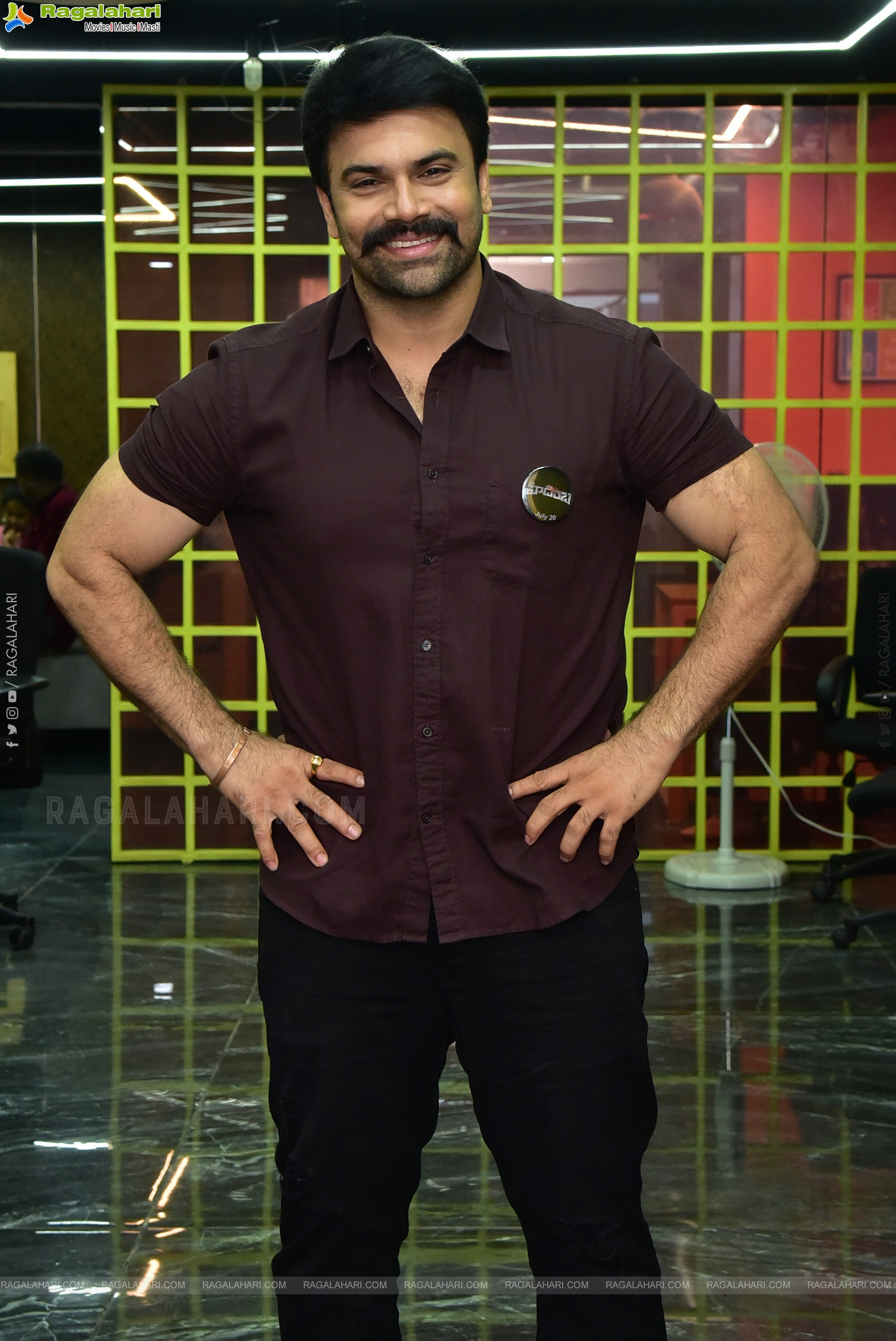 Hero Ashwin Babu at Hidimbha Interview, HD Gallery