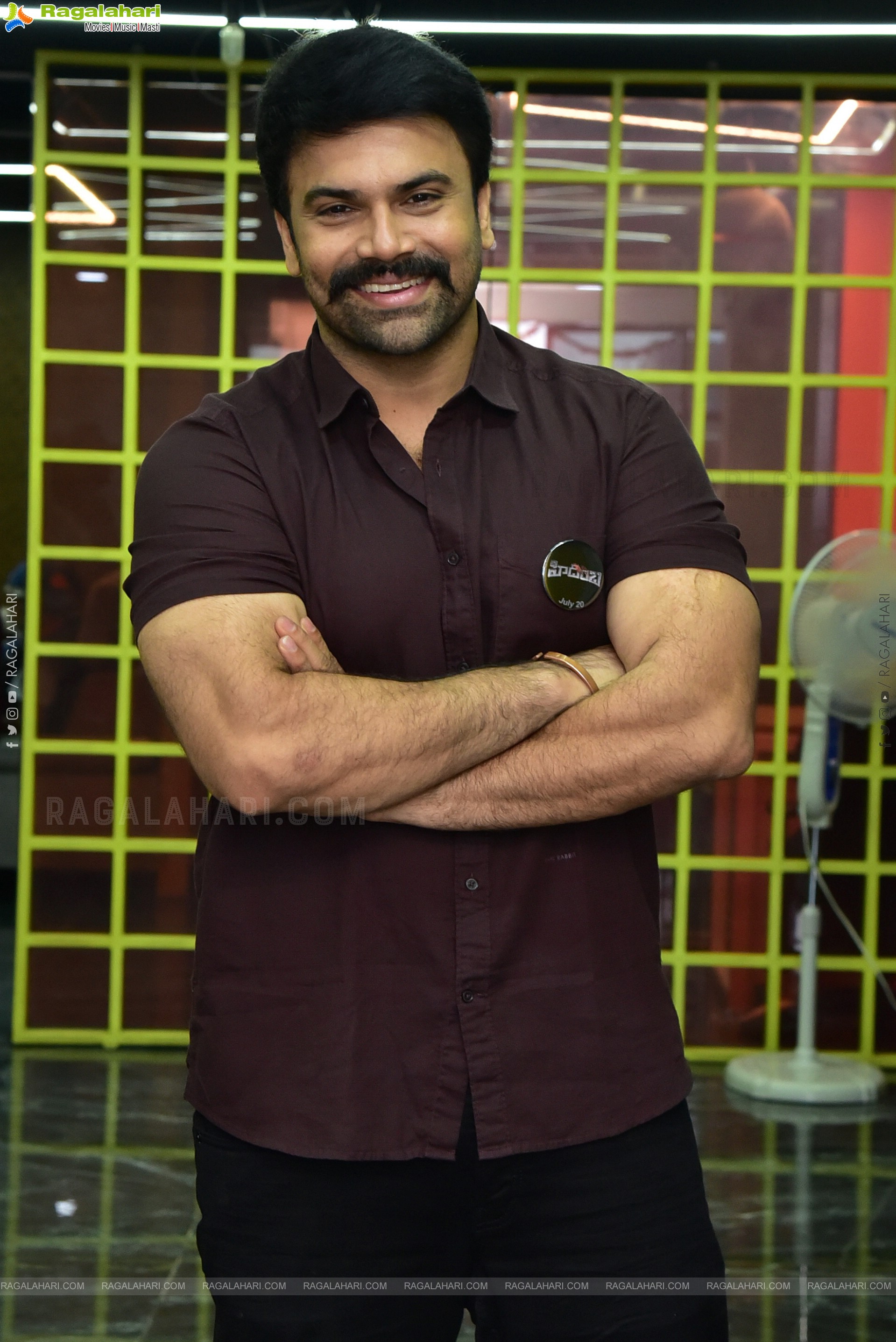 Hero Ashwin Babu at Hidimbha Interview, HD Gallery