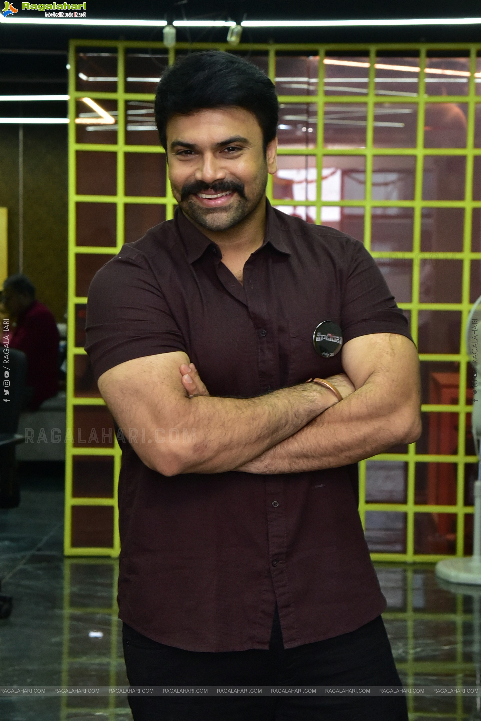 Hero Ashwin Babu at Hidimbha Interview, HD Gallery