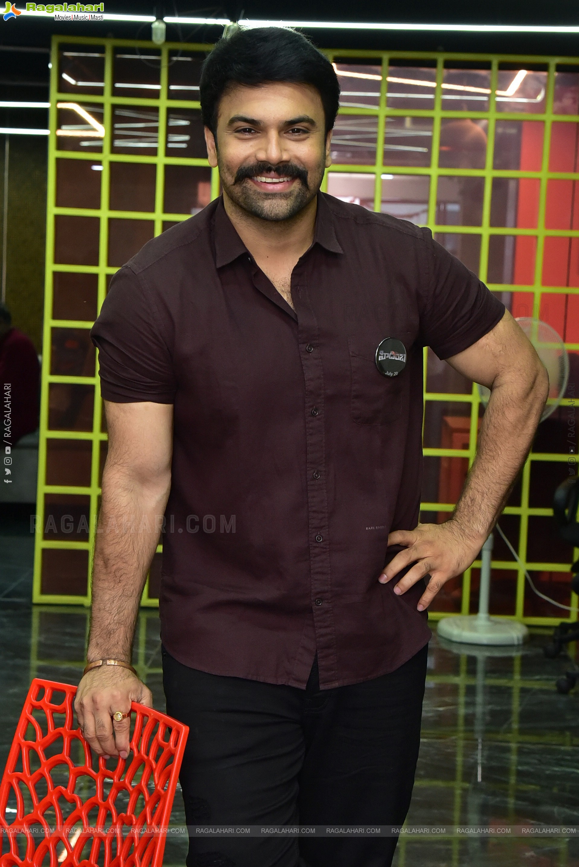 Hero Ashwin Babu at Hidimbha Interview, HD Gallery