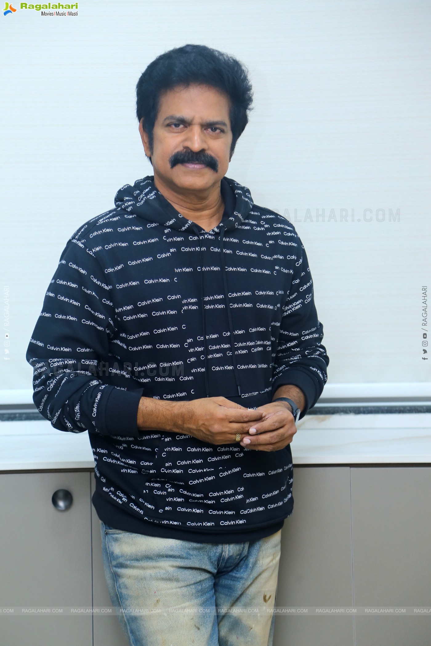 Brahmaji stills at Slum Dog Husband Interview, HD Gallery