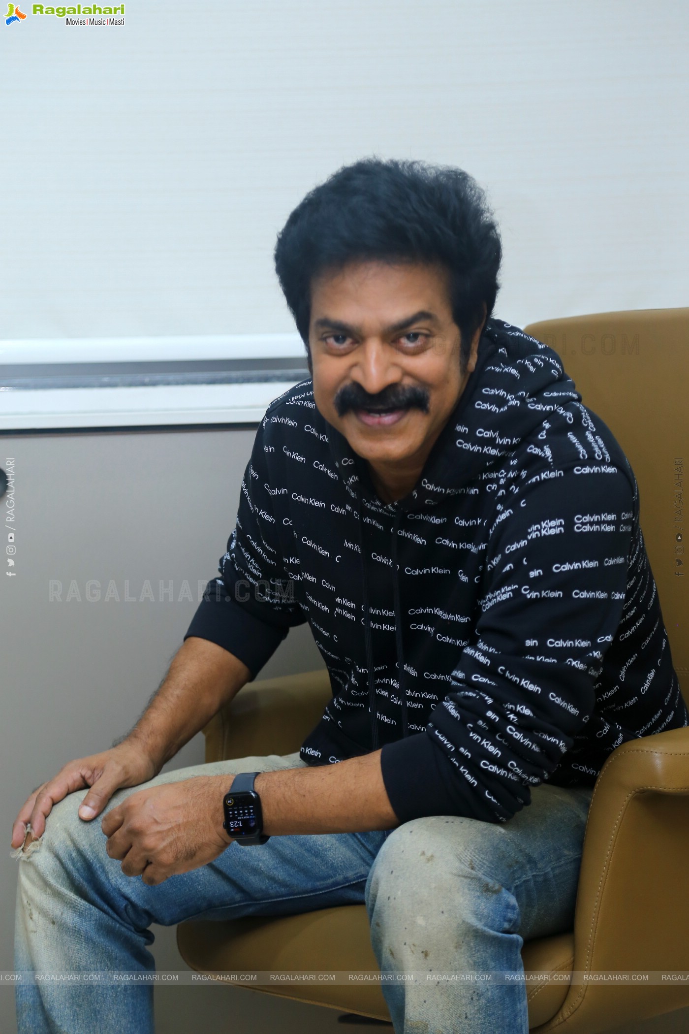 Brahmaji stills at Slum Dog Husband Interview, HD Gallery