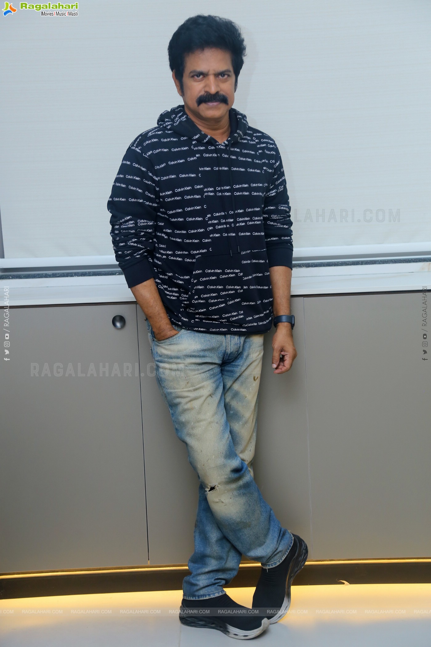 Brahmaji stills at Slum Dog Husband Interview, HD Gallery