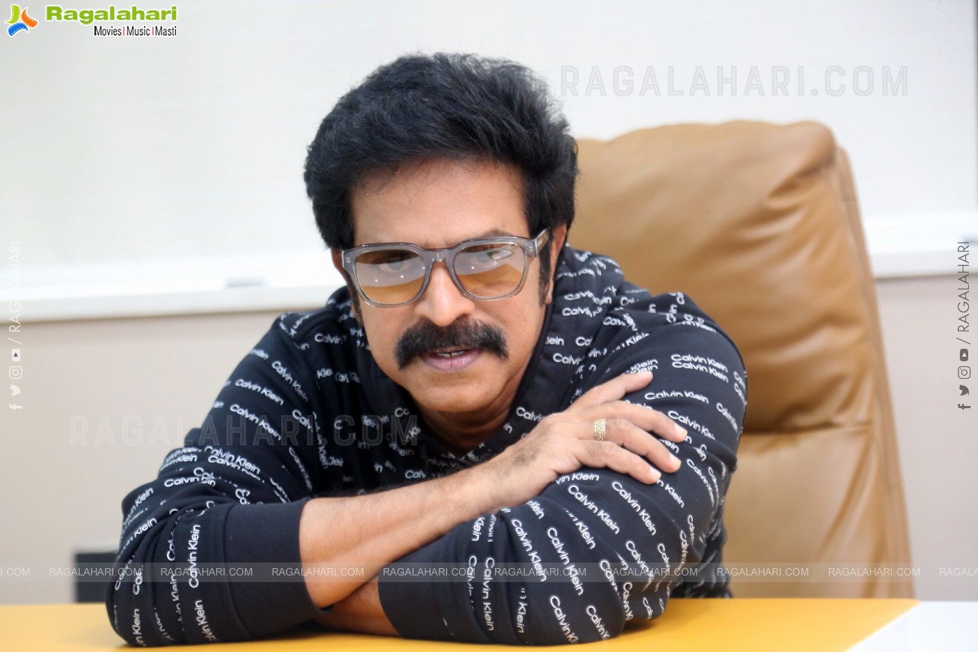 Brahmaji stills at Slum Dog Husband Interview, HD Gallery