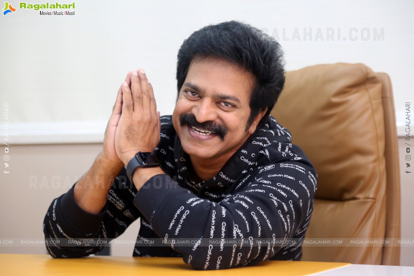 Brahmaji stills at Slum Dog Husband Interview, HD Gallery