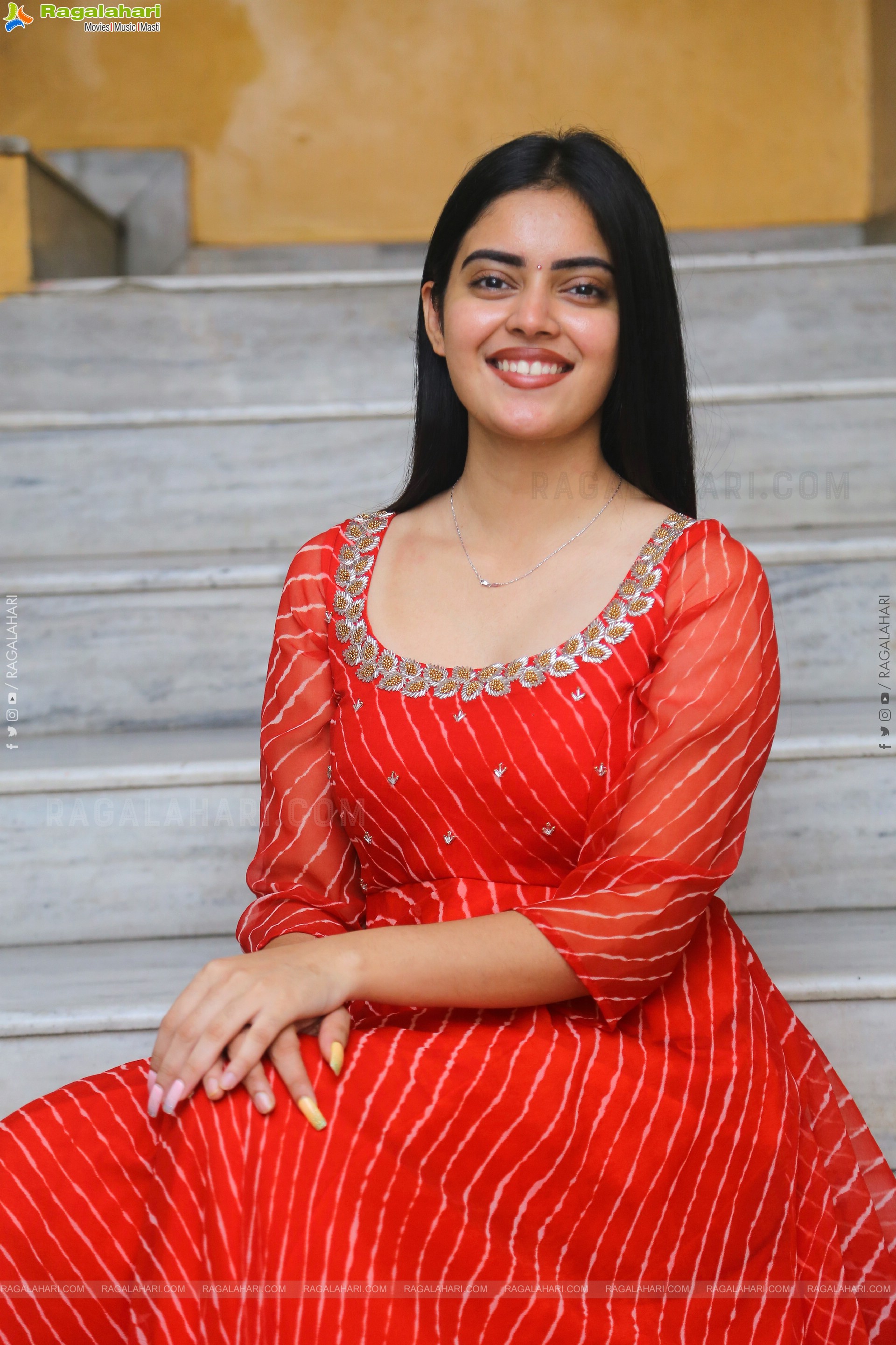 Kushitha Kallapu stills at Neethone Nenu First Look Launch, HD Gallery