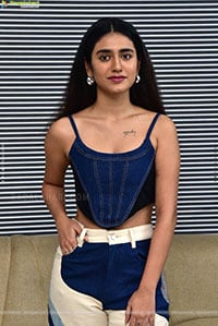 Heroine Priya Prakash Varrier at BRO Interview, HD Gallery