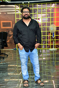 Producer Rajesh Danda at SamajaVaragamana Interview