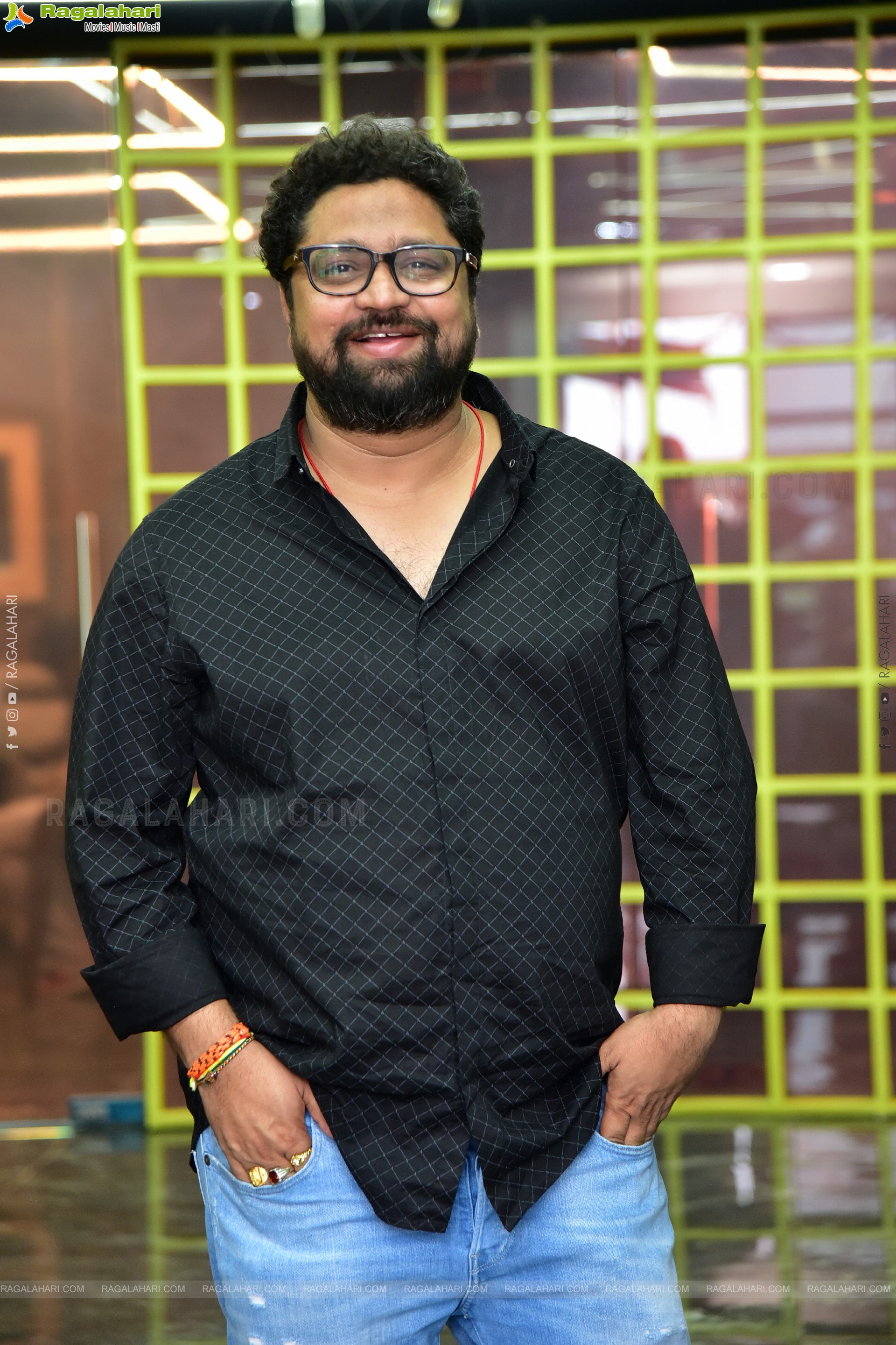 Producer Rajesh Danda at Samajavaragamana Interview, HD Gallery