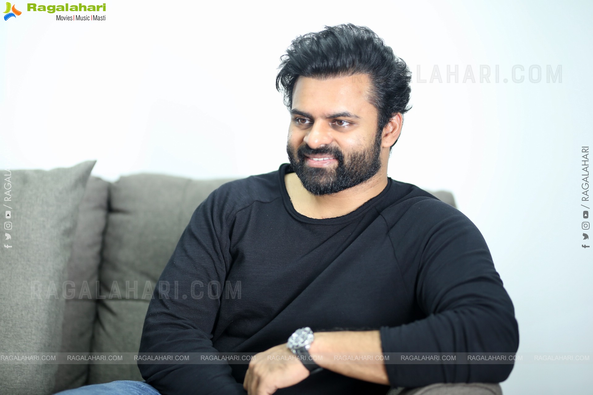 Sai Dharam Tej at Bro Movie Interview, HD Gallery