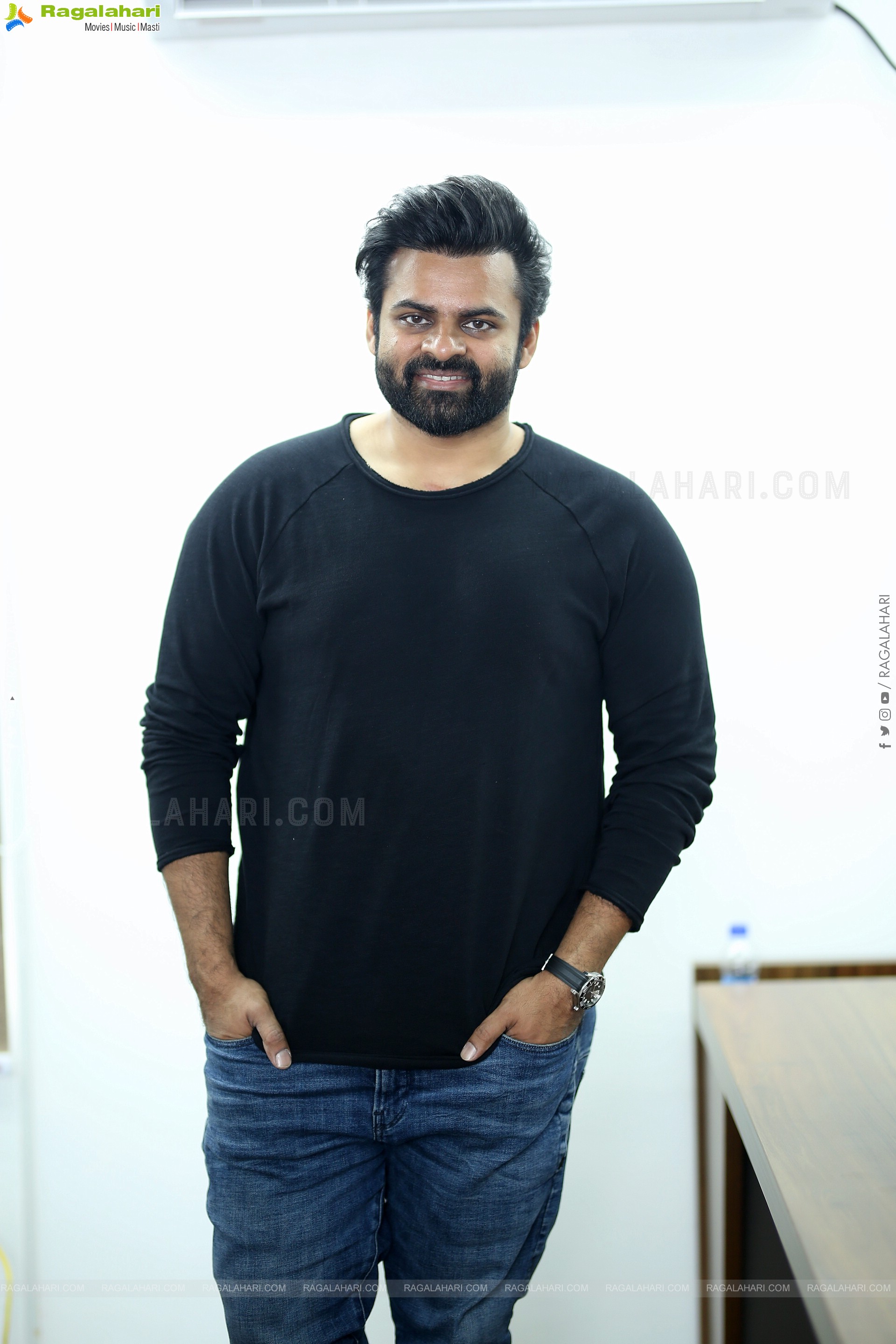 Sai Dharam Tej at Bro Movie Interview, HD Gallery