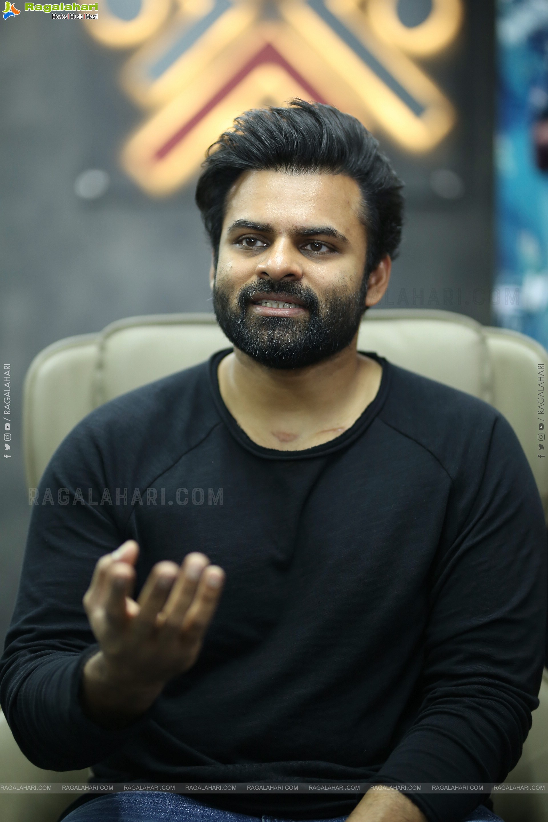 Sai Dharam Tej at Bro Movie Interview, HD Gallery