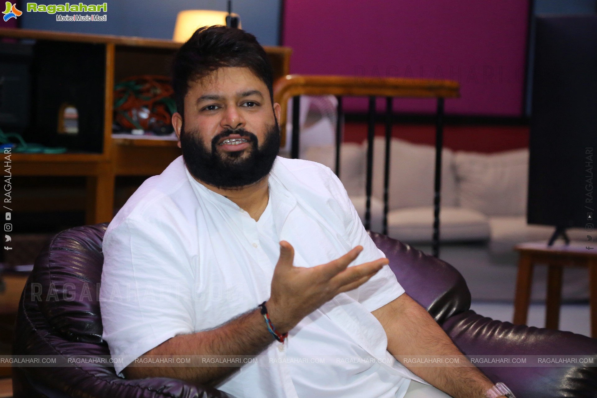 Thaman stills at Media Interaction, HD Gallery