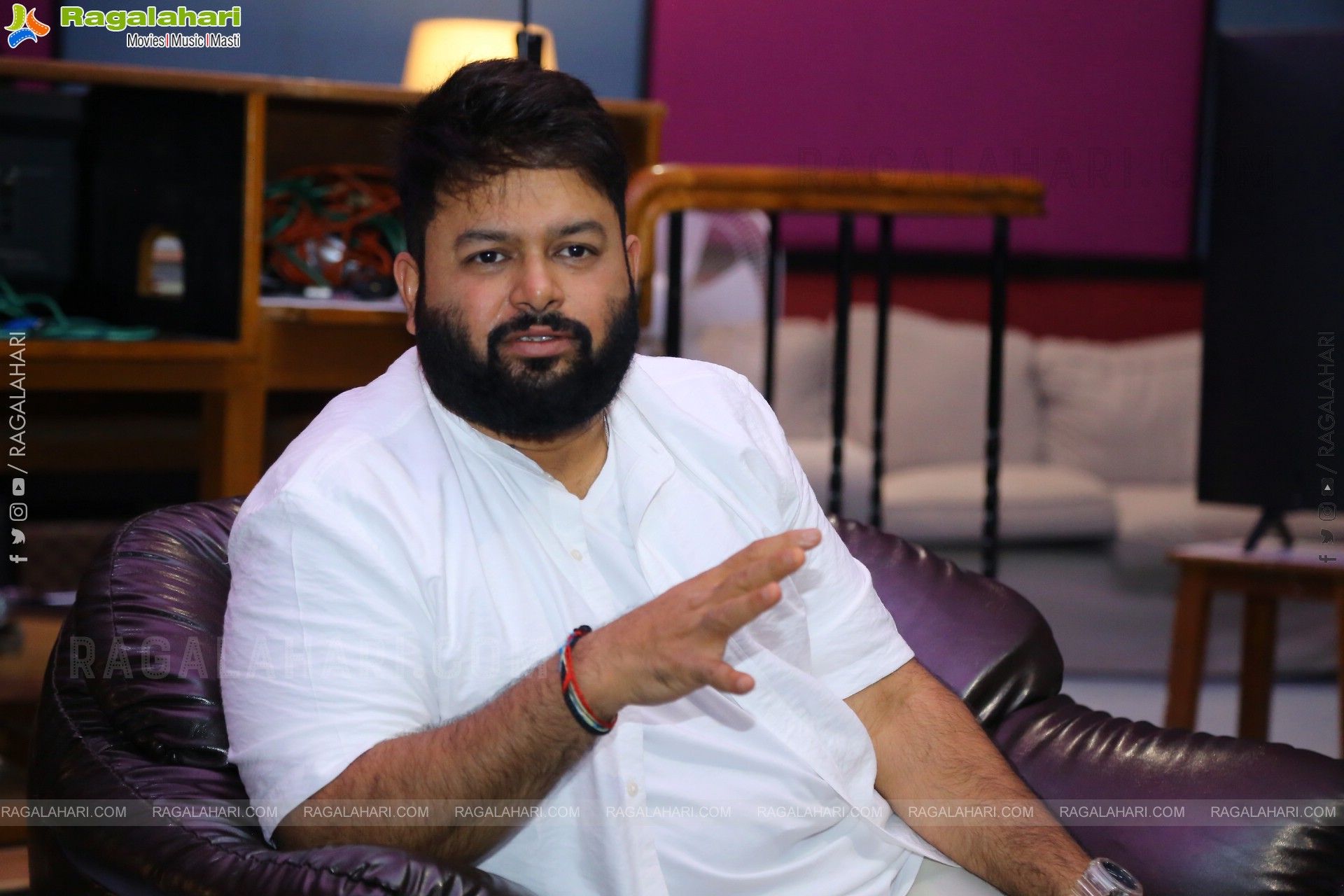 Thaman stills at Media Interaction, HD Gallery